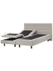 Beliani Doppelbett DUKE in Beige - (W) 181 x (H) 102 x (L) 216 cm
