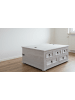 ebuy24 Couchtisch New Mexico Grau 92 x 92 cm