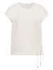 Cecil T-Shirt mit Waffel-Struktur in Vanilla White