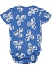 Hummel Kinder Kurzarmbody "Hmlmini Bold Bee Aop Body S/S" in Blau