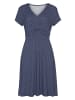 Vivance Jerseykleid in blau-marine-gemustert