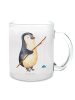 Mr. & Mrs. Panda Tasse Pinguin Angler ohne Spruch in Transparent