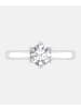 Ethische Diamanten Ring aus 375 Weißgold mit Lab Grown Diamant