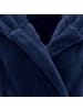 REDBEST Fleece Kinder-Bademantel mit Kapuze Perris in marine