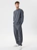 TWO SOON Sweatshirt in Dark Grey Melange