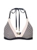 JOOP! Triangel-Bikini-Top Stripes in Blau