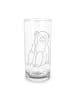 Mr. & Mrs. Panda Wasserglas Affe ohne Spruch in Transparent