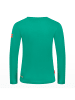Trollkids Langarm-Shirt Halsafjord (GOTS) in sea green