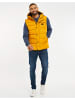 Threadbare Steppweste THB Jacket Hooded Gilet Ritcher in Senfgelb