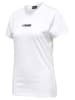 Hummel T-Shirt Hmloffgrid Damen in WHITE/FORGED IRON
