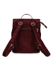 Zwei Mademoiselle.M City Rucksack 29 cm nubuk bordeaux 1