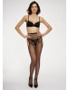 PETITE FLEUR GOLD Ouvert Strumpfhose in schwarz