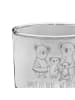 Mr. & Mrs. Panda Whisky Glas Koala Familie mit Spruch in Transparent