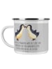 Mr. & Mrs. Panda Campingtasse Flitterwochen Abenteuer mit Spruch in Heather Grey