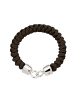 KUZZOI Armband 925 Sterling Silber in Braun