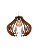 COFI 1453 Patara AV17 Pendelleuchte + E27 4W LED Lampe Vintage Warmweiß in Braun