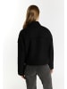 DreiMaster Damen Übergangsjacke Aus Wollgemisch in Schwarz