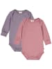 müsli Langarmbody 2er-Pack in Nostalgia Rose/ Lilac Fog