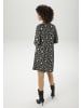 Aniston CASUAL Jerseykleid in schwarz weiß