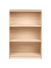 Beliani Bücherregal ZEHNA in Braun - (W) 80 x (H) 117 x (L) 40 cm