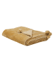 Beliani Kuscheldecke SAITLER in Gelb - (W) 200 x (H) 2 x (L) 220 cm
