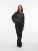 Vero Moda Strickpullover in Dark Grey Melange
