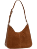 Mandarina Duck Beuteltasche Velvet Plisse Small Hobo KKT08 in Caramel Cafe