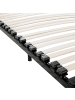 Beliani Freistehender Lattenrost COMBOURG in Schwarz - (W) 90 x (H) 18 x (L) 200 cm