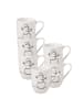 Villeroy & Boch 6er Set Statement Lines Becher 'XMAS' Statement Lines Becher 290 ml in weiß