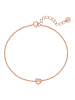Glanzstücke München Armband Herz aus Sterling Silber in roségold
