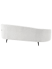 Beliani 3-Sitzer Sofa SAVAR in Weiß/Schwarz - (W) 183 x (H) 69 x (L) 84 cm