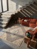 KADIMA DESIGN BERMEO Wollmisch-Naturteppich 140x200 Natur Schlafzimmer Boho Vintage in Natur