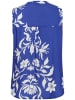 LASCANA Blusentop in creme-royalblau bedruckt