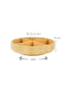 relaxdays Drehteller in Natur - (H)6 x Ø 23,5 cm