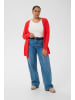 KAFFE curve Strickjacke KCfarsia Regular fit in Poppy Red