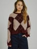 Norr Pullover Logan in Bordeaux