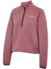 Hummel Halbreißverschluss Sweatshirt Reflektierend Logo Hmltech Damen in WISTFUL MAUVE