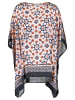 Gerry Weber Cape / Poncho Strick in Ecru/Weiss/Blau Druck