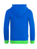 Trollkids Hoodie Pullover mit Kapuze "Troll" in Mittelblau/Grün