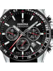 Festina Analog-Armbanduhr Festina Timeless Chronograph schwarz groß (ca. 45mm)