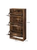 VASAGLE Schuhschrank Custos in Vintage - (B)60 x (H)120 x (T)24 cm