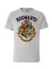 Logoshirt T-Shirt Harry Potter - Hogwarts in grau-meliert