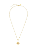 PURELEI Kette Sun Rosenquarz Gold