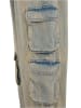 Urban Classics Urban Classics Cargo-Hosen in new light blue dirty washed