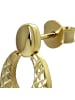 GoldDream Ohrringe Gold 333 Gelbgold - 8 Karat Oval Ohrstecker