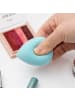 Intirilife 5er Set Make Up Schwamm Kosmetik Schmink Schwämmchen Sponge in Hell Blau
