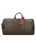 Guess Pisa Weekender Reisetasche 56 cm in brown-ochre-burgundy