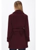 DreiMaster Women Coat in burgundy