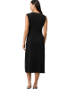 Zero  Jerseykleid Midi mit Schnalle in Black Beauty