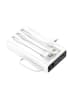 Setty Setty Powerbank 10000 mAh mit Kabeln SPB-LC-210 weiß